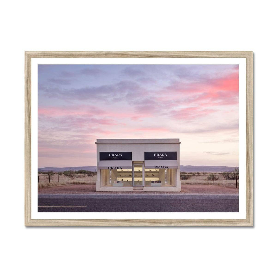 Prada Marfa Store Texas Photography Framed Print - Artformed