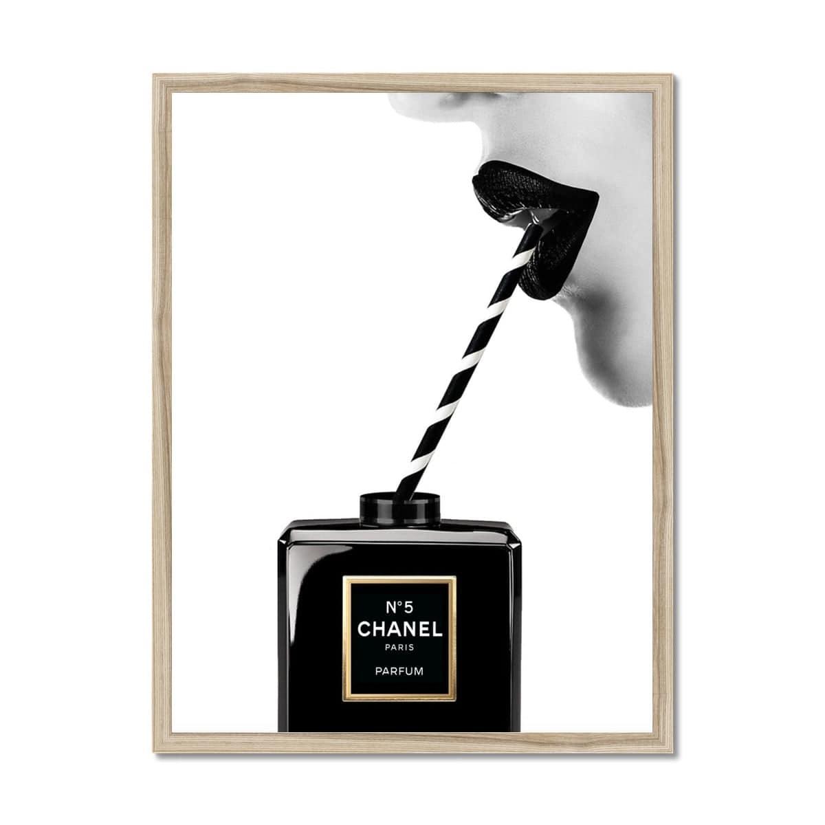 Chanel No 5 Framed Print - Products, bookmarks, design
