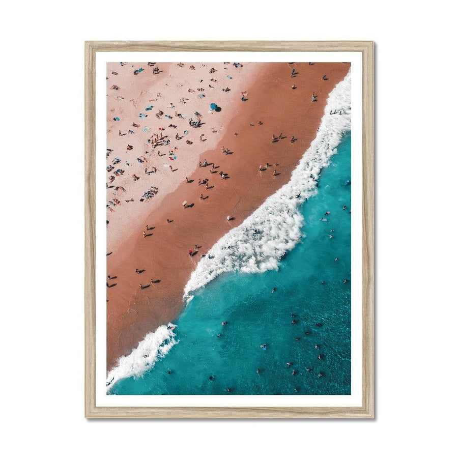 Summer At The Beach Framed Print - Artformed