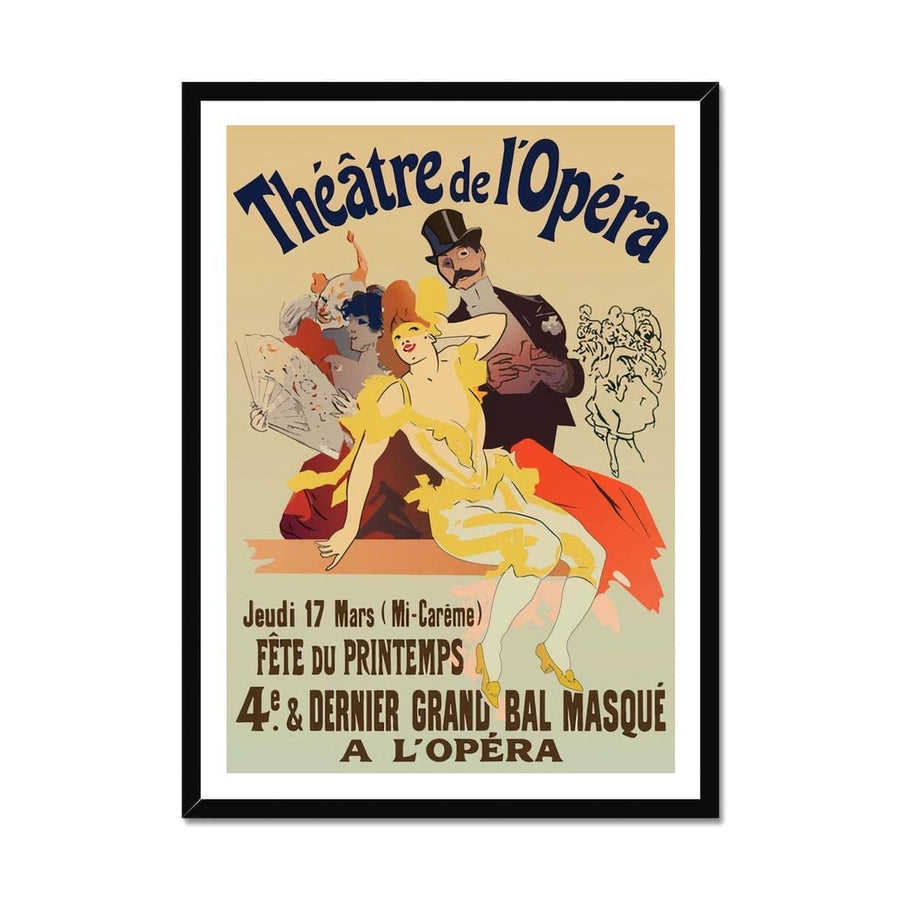 Theatre Of The Opera 1897  Framed Print - Artformed