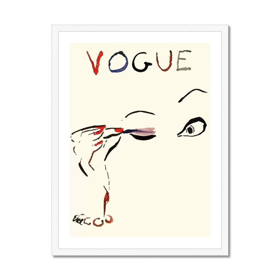 Vogue Art  Framed Print - Artformed