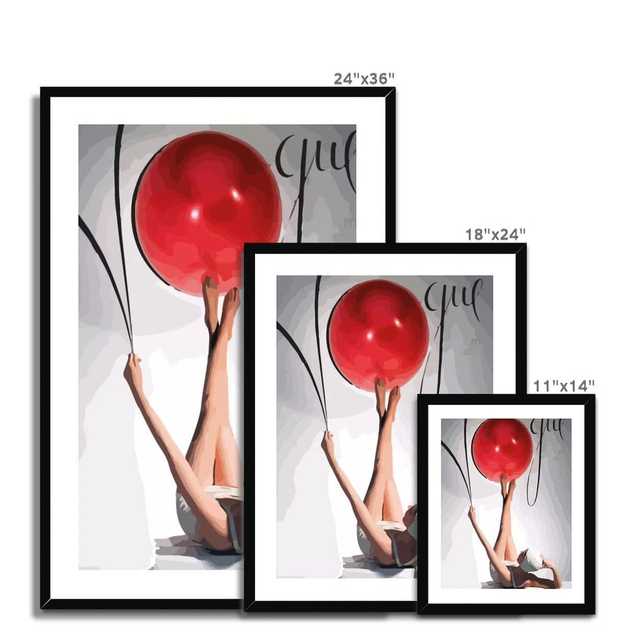 Vogue Balloon  Framed Print - Artformed